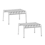 HAY - Palissade Ottoman, hot galvanised (set of 2)