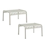 HAY - Palissade Ottoman, light gray (set of 2)