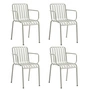 HAY - Palissade Armchair, light gray (set of 4)