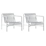 Hay - Palissade Lounge Chair low, hot galvanized (set of 2)