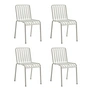 HAY - Palissade Chair, light gray (set of 4)