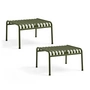 HAY - Palissade Ottoman, olive (set of 2)