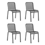 HAY - Palissade Chair, anthracite (set of 4)