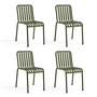 HAY - Palissade Chair, olive (set of 4)