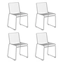 HAY - Hee Dining Chair, asphalt gray (set of 4)