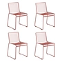 HAY - Hee Dining Chair, rust (set of 4)