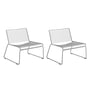 Hay - Hee Lounge Chair , asphalt gray (set of 2)