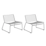 HAY - Hee Lounge Chair , asphalt gray (set of 2)