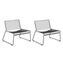 HAY - Hee Lounge Chair , black (set of 2)