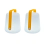 Fermob - Balad Battery LED lamp, H 25 cm, honey (set of 2)