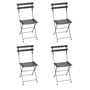Fermob - Bistro Folding chair metal, anthracite (set of 4)