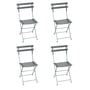 Fermob - Bistro Folding chair metal, thunder gray (set of 4)