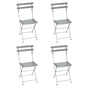 Fermob - Bistro Folding chair metal, lapilli gray (set of 4)
