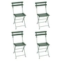 Fermob - Bistro Metal folding chair, cedar green (set of 4)