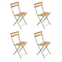 Fermob - Bistro Folding chair Naturel, cactus (set of 4)