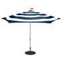 Fatboy - Stripesol Set parasol Ø 350 cm dark blue + stand black