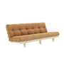 Karup Design - Lean Sofa bed, natural pine / fudge brown