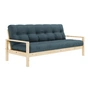 Karup Design - Knob Sofa bed 130 x 190 cm, pine natural / petrol blue (757)