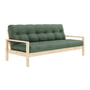 Karup Design - Knob Sofa bed 130 x 190 cm, pine natural / olive green (756)