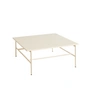 HAY - Rebar Coffee Table, 80 x 84 cm, marble beige / alabaster