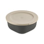 Koziol - Connect Storage jar with lid, 700 ml, nature ash grey