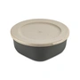 Koziol - Connect Storage jar with lid, 700 ml, nature ash grey