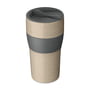 Koziol - AROMA TO GO XL Thermal mug with lid, 700 ml, nature desert sand / nature ash grey
