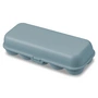 Koziol - Eggs to go Reusable egg container, nature flower blue