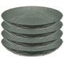 Koziol - CLUB PLATE Plate deep, Ø 22 cm, nature ash grey (set of 4)