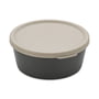 Koziol - Connect Bowl,with lid, 890 ml, nature ash grey