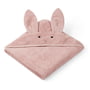 LIEWOOD - Augusta Junior towel with hood, rabbit, rose