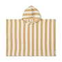 LIEWOOD - Paco Bath poncho, 3 - 4 years, striped, white / yellow mellow