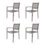 Fiam - Aria Stacking chair, taupe (set of 4)