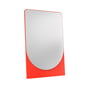 OUT Objekte unserer Tage - Friedrich Max Mirror, ash lacquered, bright red