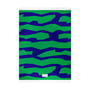 OUT Objekte unserer Tage - Seidel Blanket Up for Fun, emerald / ultramarine