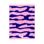 OUT Objekte unserer Tage - Seidel Blanket Binge Watching, pink / ultramarine