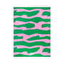 OUT Objekte unserer Tage - Seidel Blanket Gone Wild, emerald / pink