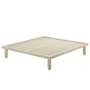 OUT Objekte unserer Tage - Kaya Bed Medium, 160 x 200 cm, oak waxed with white pigment
