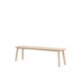 OUT Objekte unserer Tage - Meyer 23 Bench Medium 160 cm, oak waxed with white pigment