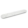 Northern - Podium Serving board L 90 cm, marble mixed white