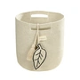 Lorena Canals - Storage basket, leaves, natural