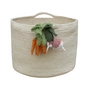 Lorena Canals - Storage basket, Veggies, natural / orange
