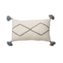 Lorena Canals - Knitted cushion Little Oasis, 25 x 40 cm, natural / gray