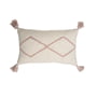 Lorena Canals - Knitted cushion Little Oasis, 25 x 40 cm, natural / pink