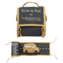 Lorena Canals - Ride & Roll Play set, school bus, black / yellow (set of 2)