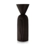 applicata - Shape Cone Vase, oak stained black