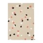 myfelt - Terra Sand Felt ball rug, 140 x 200 cm, beige / white / coral / anthracite