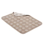 Leander - Topper for Matty changing mat, 100% organic cotton, 65 x 45 cm, cappuccino