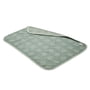 Leander - Topper for Matty changing mat, 100% organic cotton, 65 x 45 cm, sage green