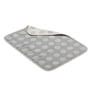 Leander - Topper for Matty changing mat, 100% organic cotton, 65 x 45 cm, cool grey